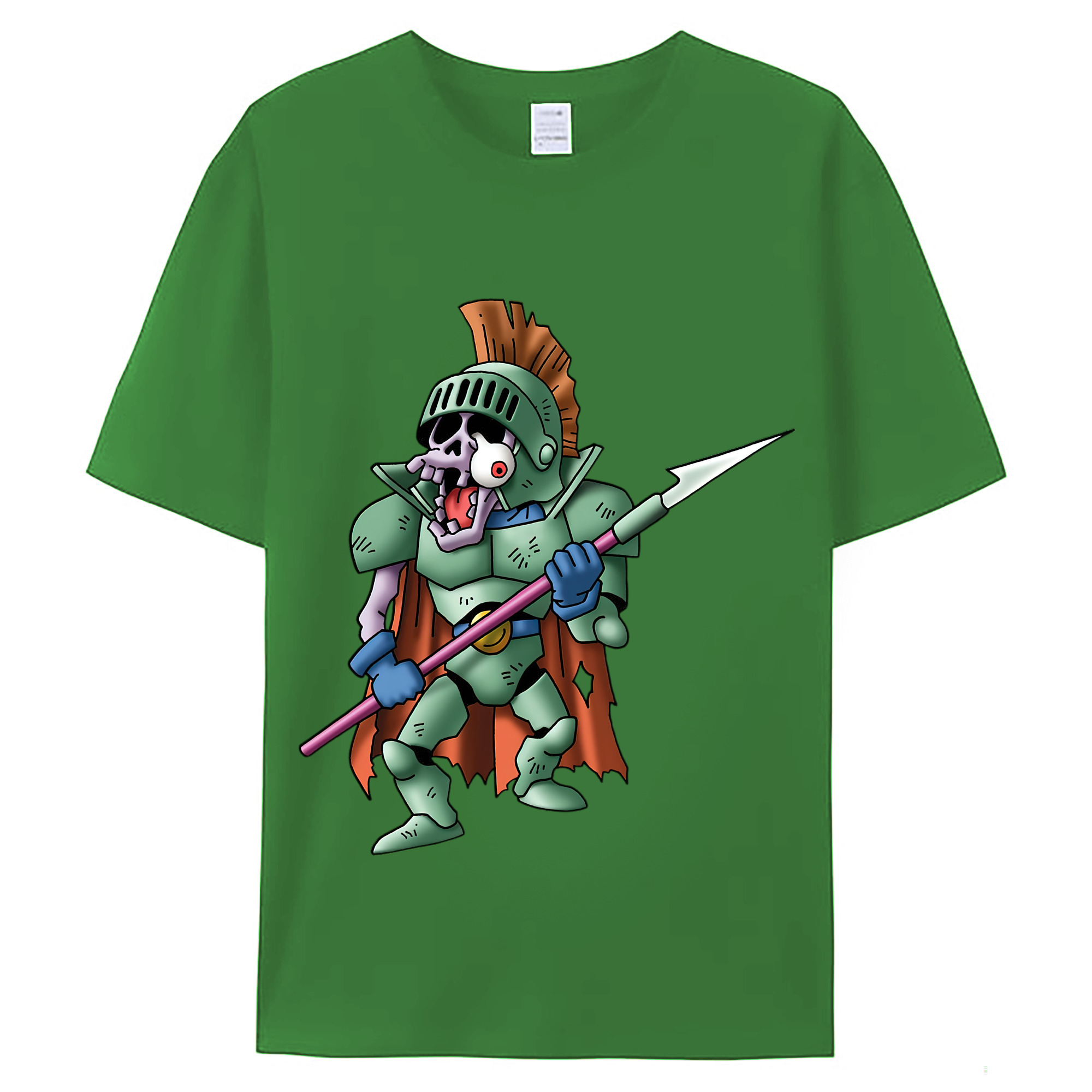 （画像用） ドラゴンクエスト Doragon Kuesuto Dragon Quest レディースカジュアルプリントTシャツ（綿100％）